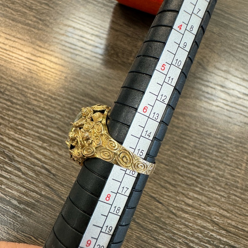 Gold Opal Ring - image 4